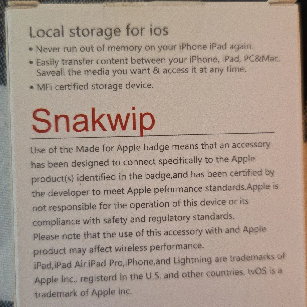 iOS Storage Drive - Pink
